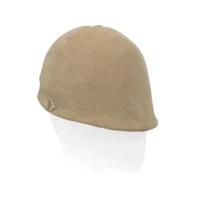 1960s Camel Colored Suede Equestrian Hat