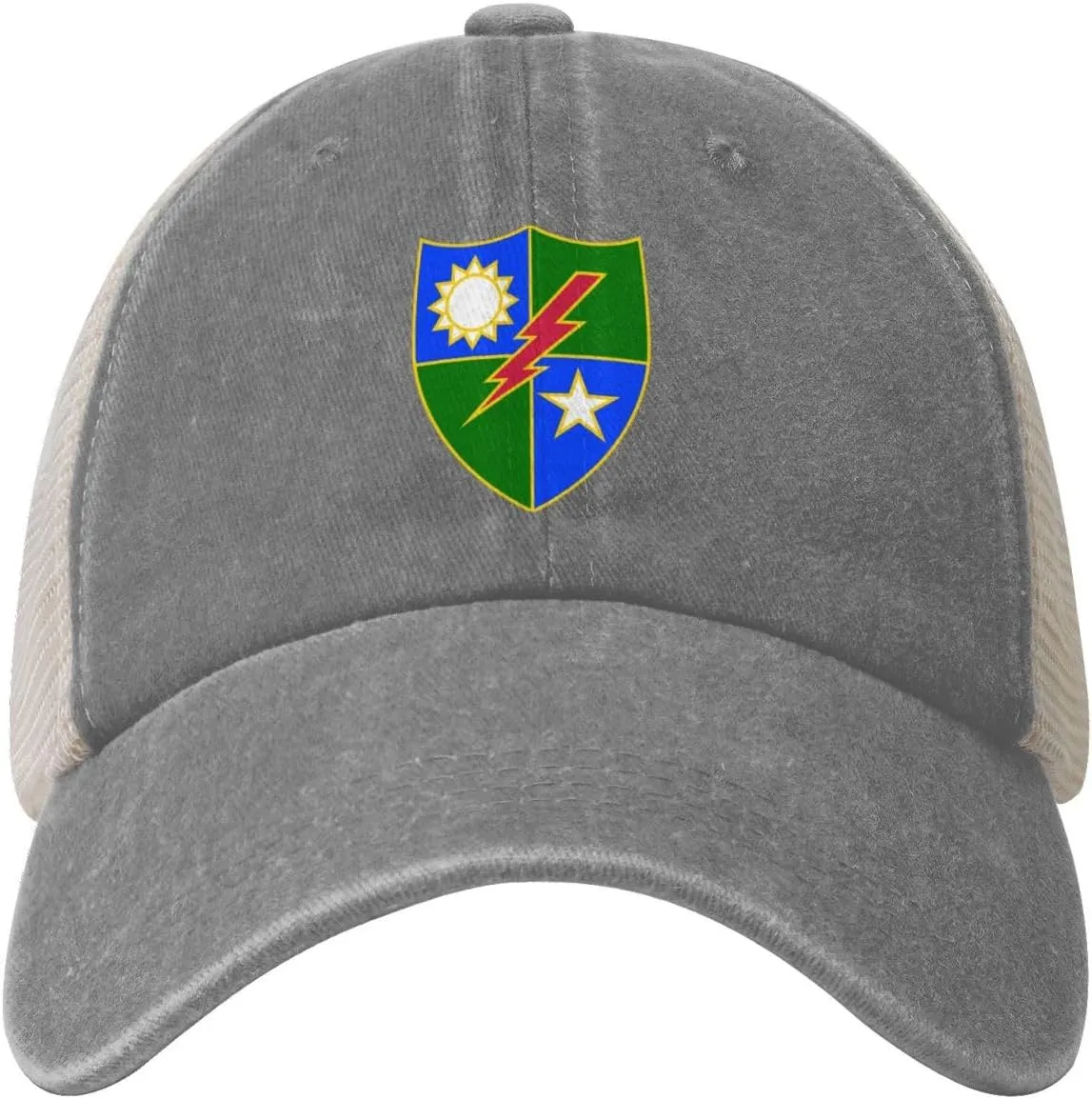 75th Ranger Regiment Distinctive Unit Insignia Baseball Cap Women Men Mesh-Back Hat Retro Trucker Hats Sun Hat
