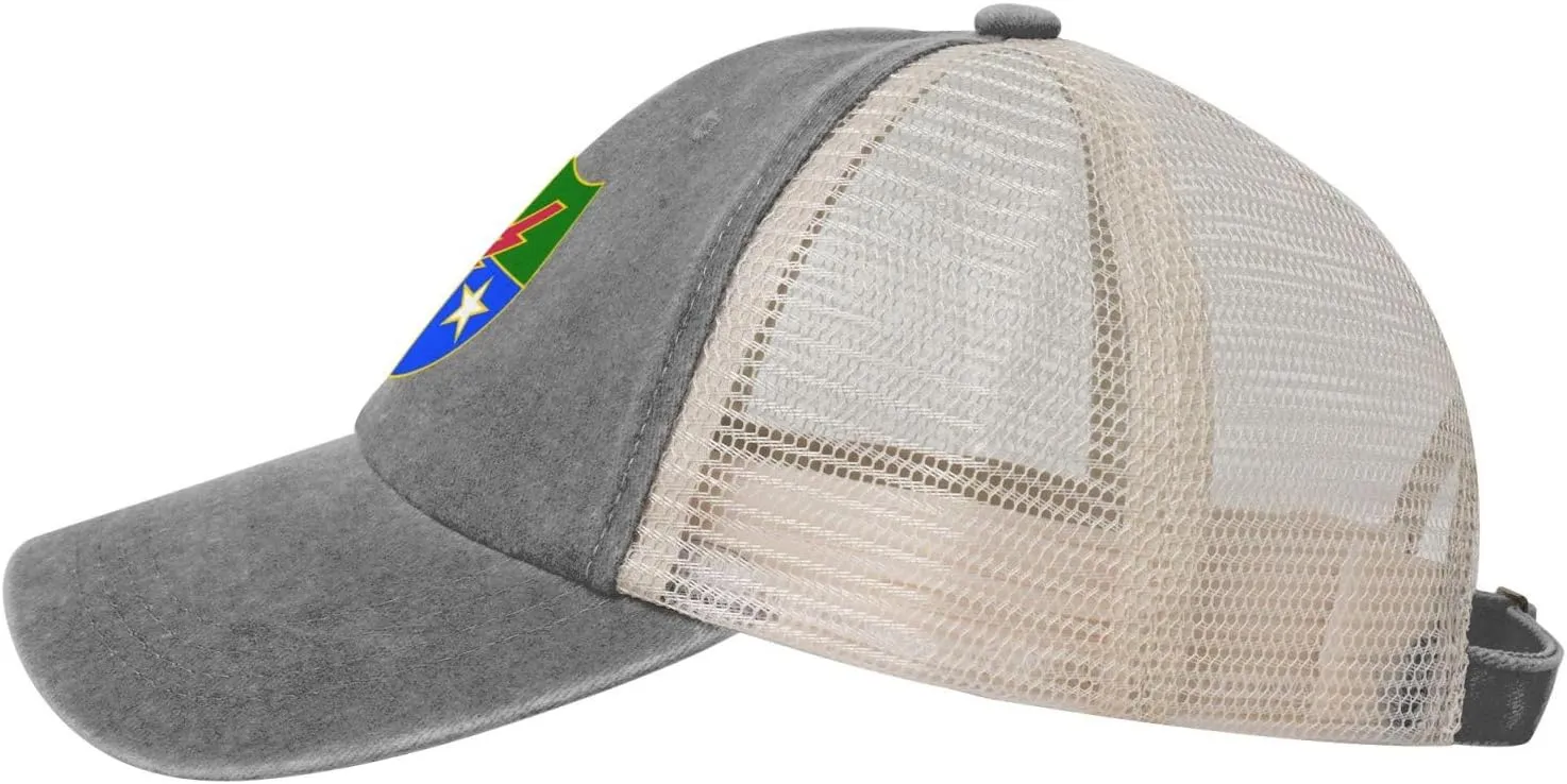 75th Ranger Regiment Distinctive Unit Insignia Baseball Cap Women Men Mesh-Back Hat Retro Trucker Hats Sun Hat