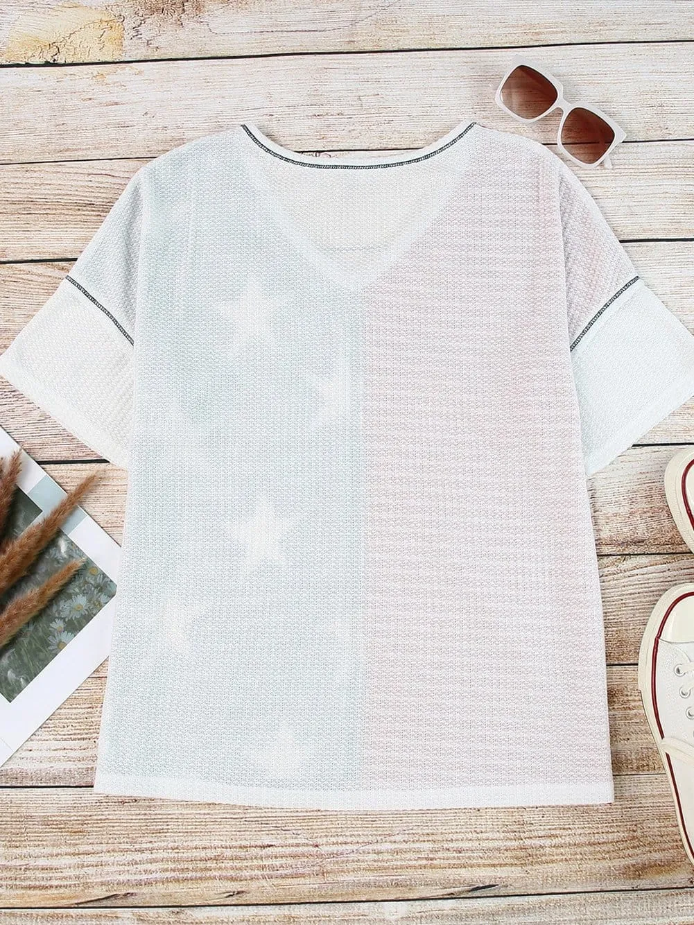 American Flag Casual Tee
