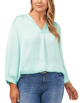 Aurora V-Neck Blouse | COOL WATERS