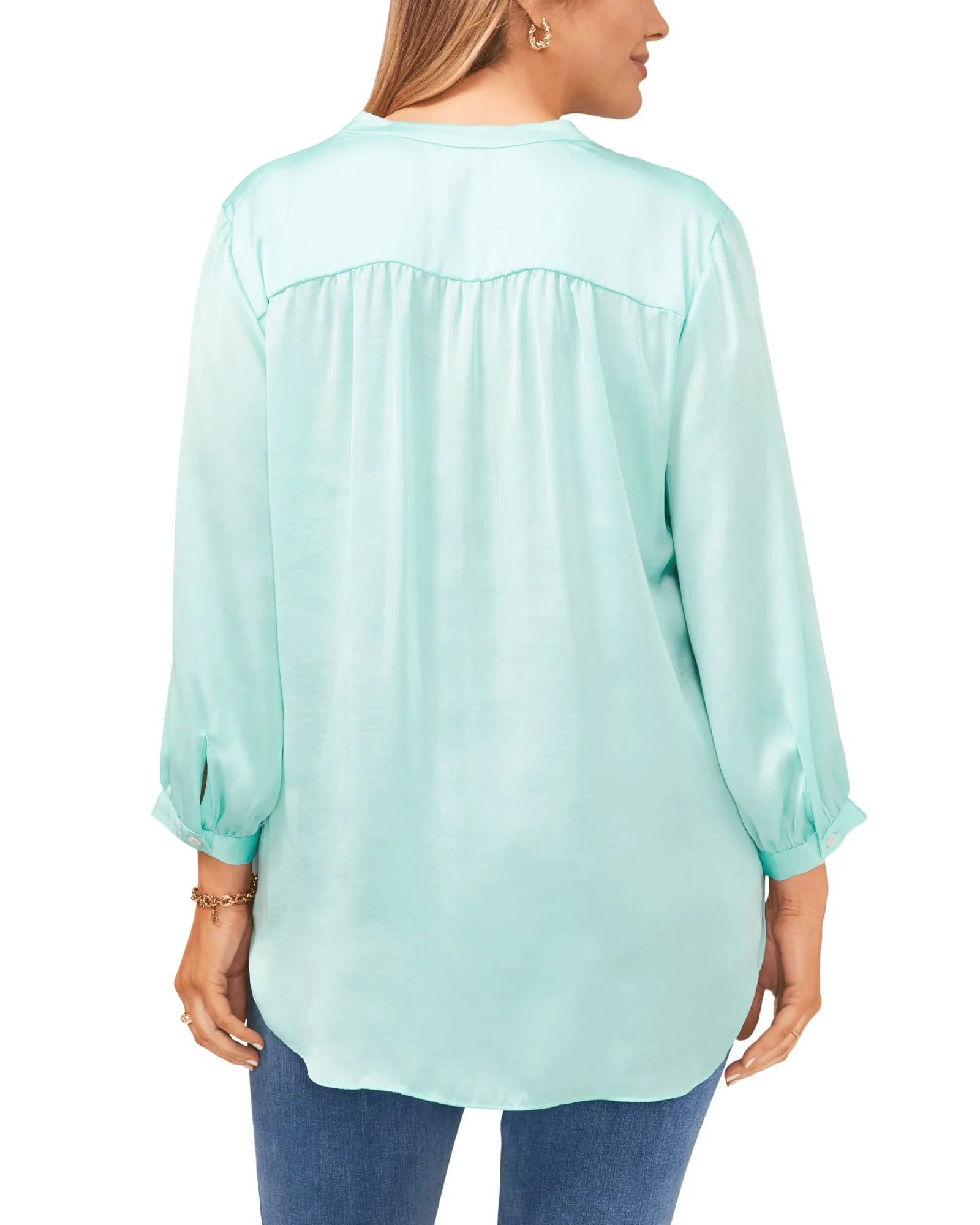 Aurora V-Neck Blouse | COOL WATERS