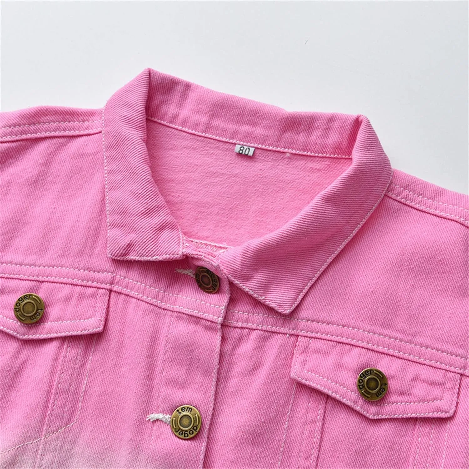 Baby Toddler Girls Basic Denim Jacket Girls' Trucker Jacket Boys Denim Trucker Jacket Toddler Clothes