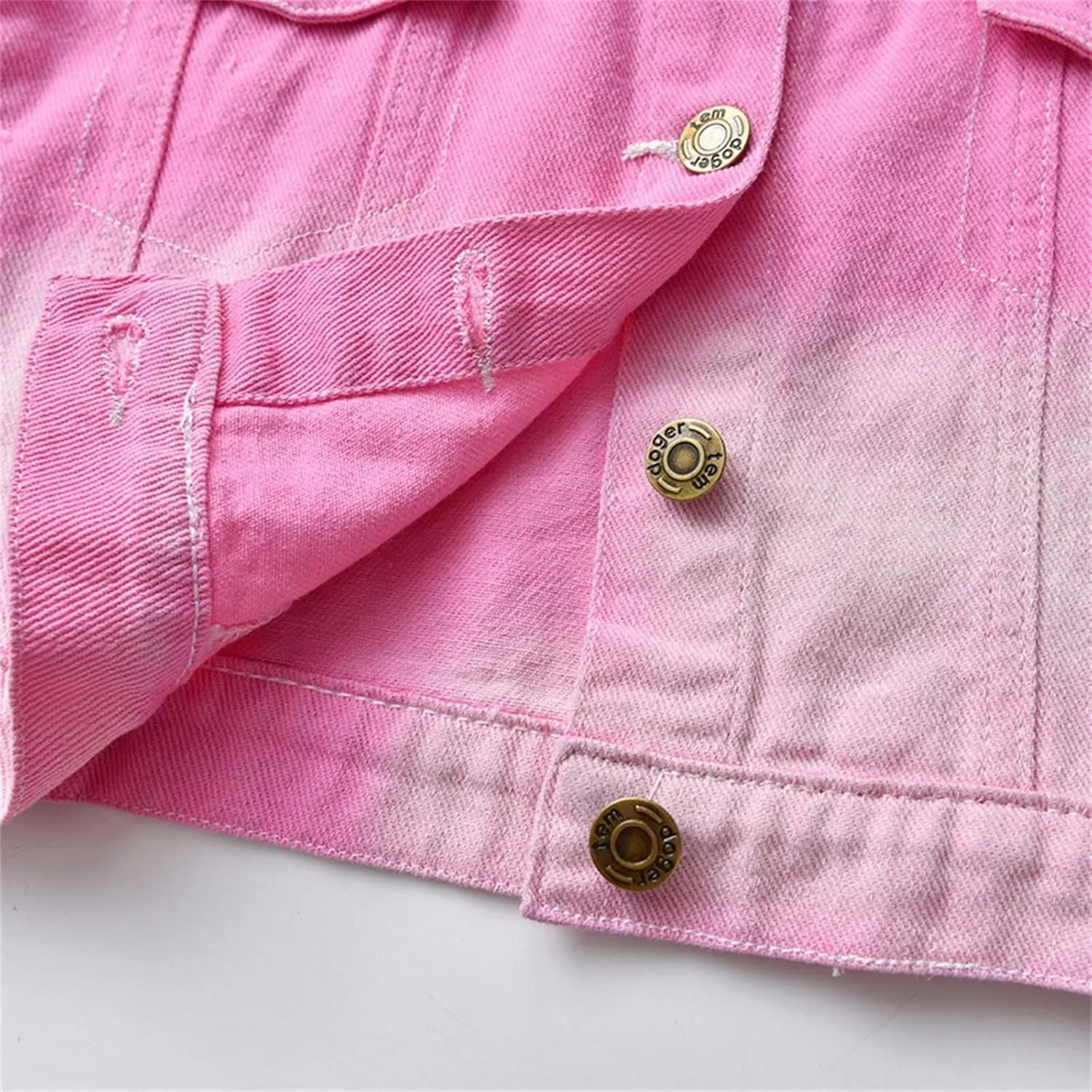 Baby Toddler Girls Basic Denim Jacket Girls' Trucker Jacket Boys Denim Trucker Jacket Toddler Clothes
