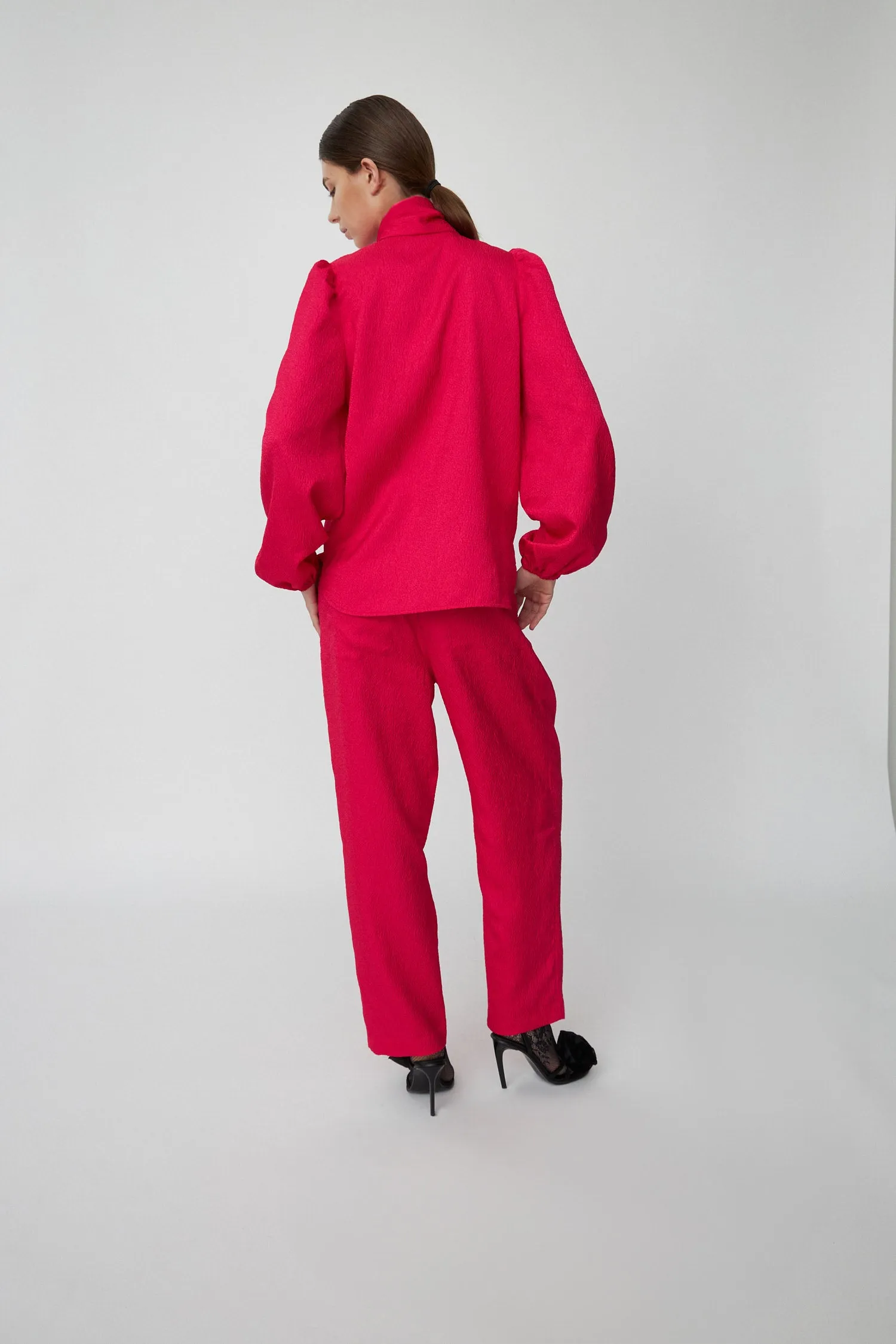 Bow Tie Shirt - Wild Cherry
