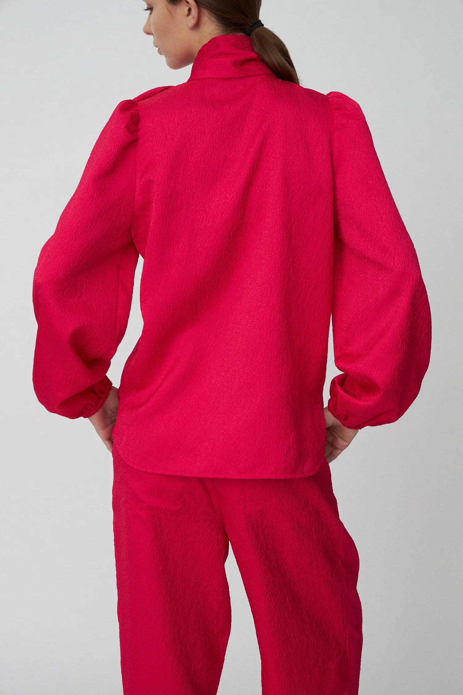 Bow Tie Shirt - Wild Cherry