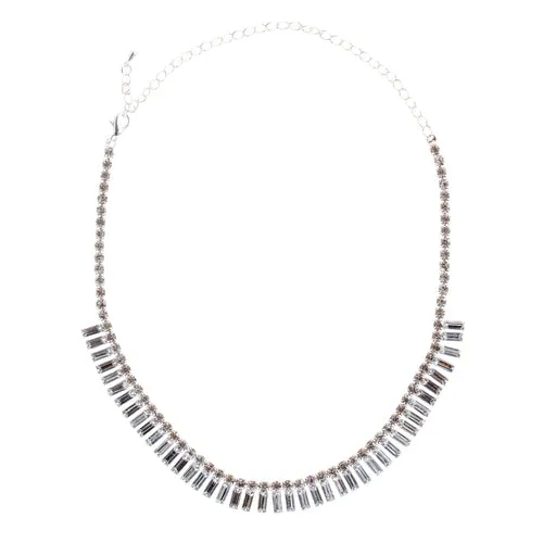 Bridal Wedding Jewelry Set Crystal Rhinestone Chic Trendy Sparkling Necklace