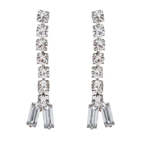 Bridal Wedding Jewelry Set Crystal Rhinestone Chic Trendy Sparkling Necklace