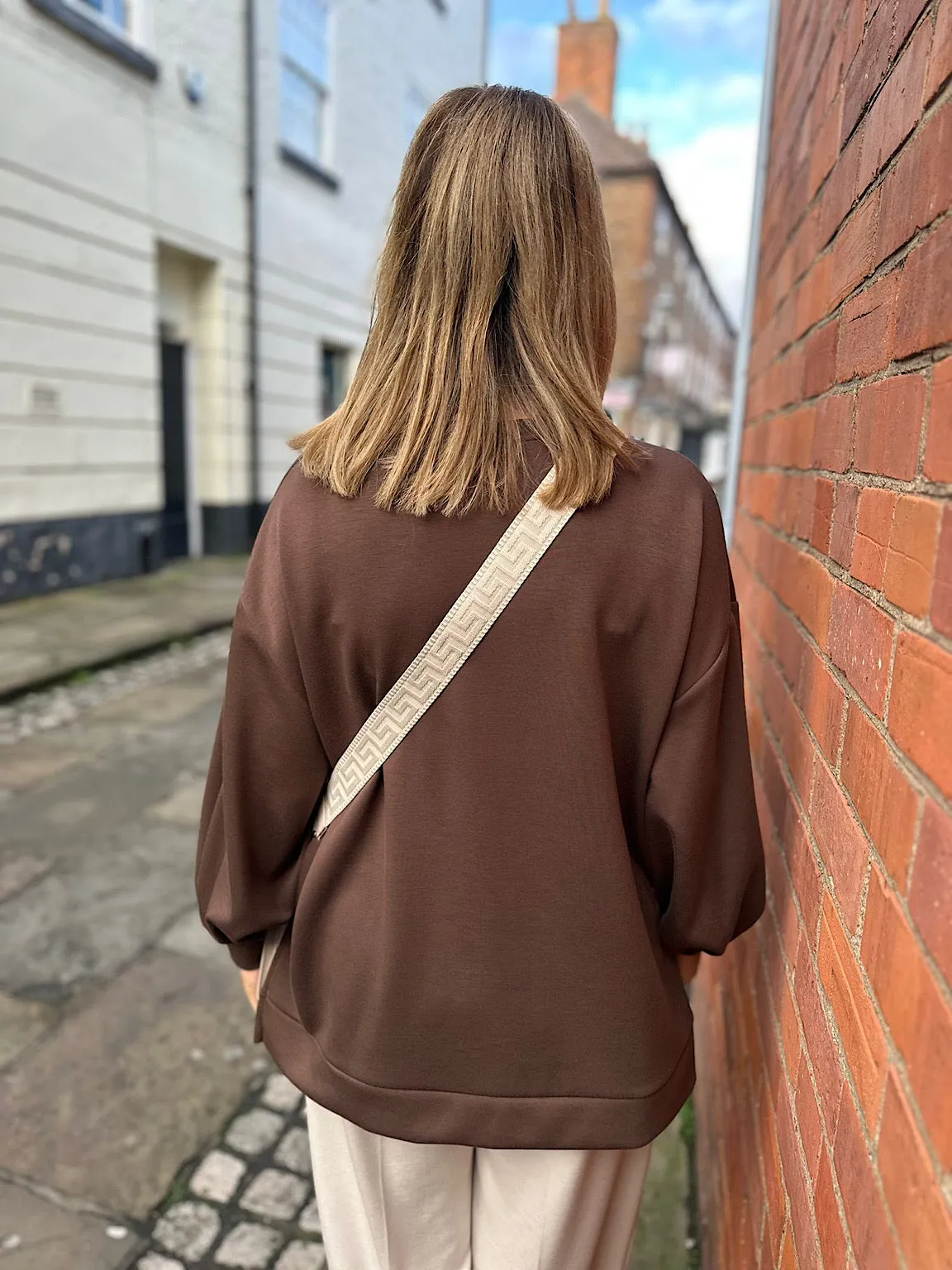 Chocolate Soft Comfort Sweatshirt Esme