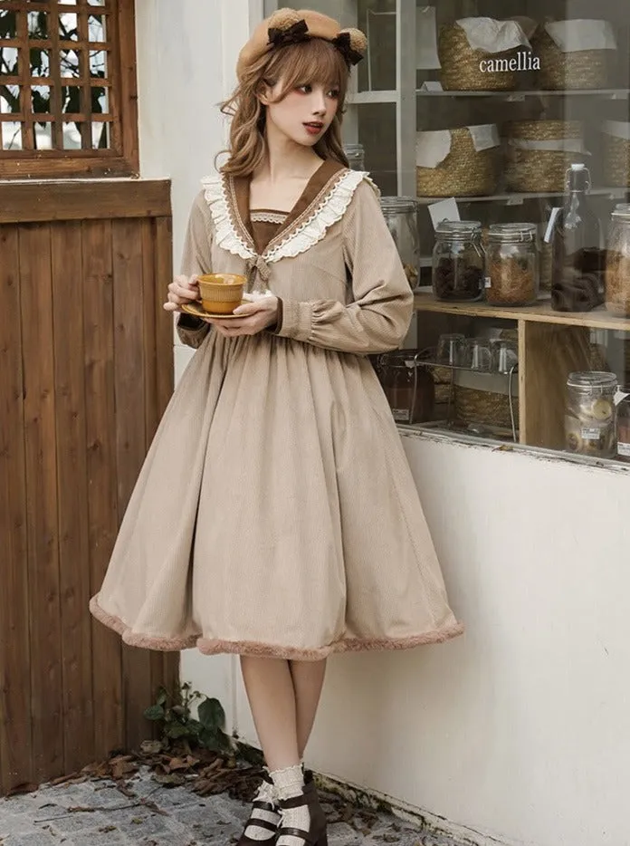 Coco Coat Dress Volume Girly Ruffle   Skirt Diary