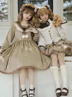 Coco Coat Dress Volume Girly Ruffle   Skirt Diary