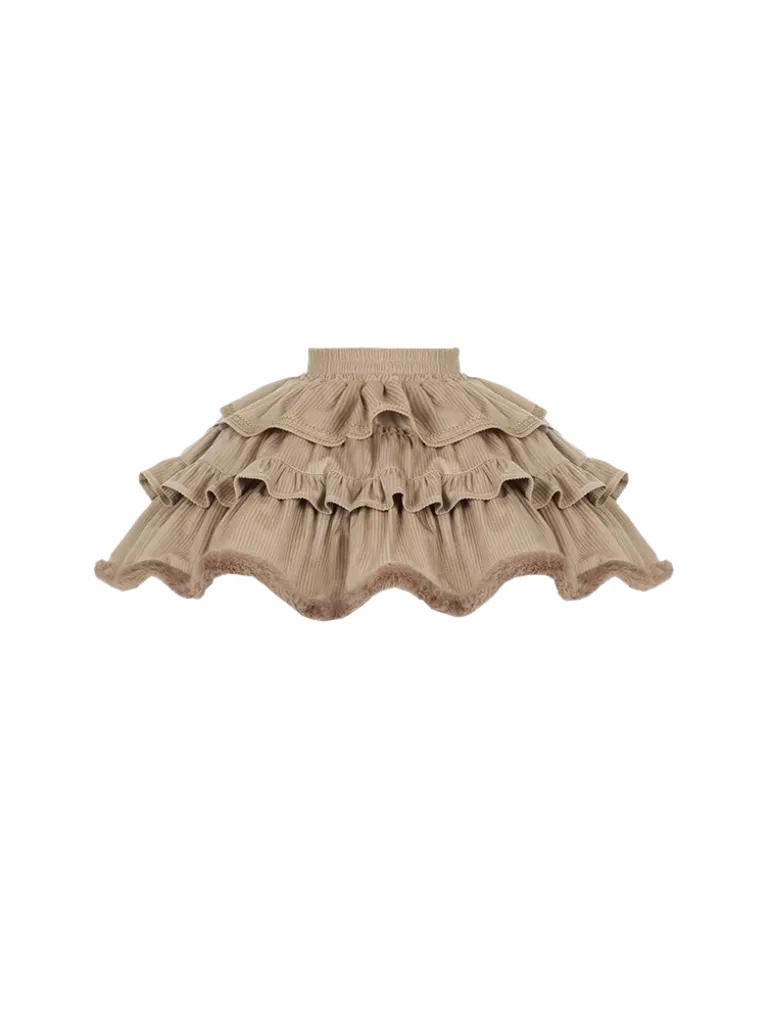 Coco Coat Dress Volume Girly Ruffle   Skirt Diary