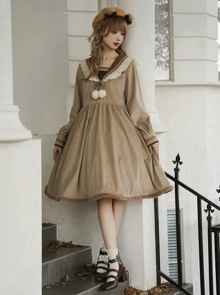 Coco Coat Dress Volume Girly Ruffle   Skirt Diary