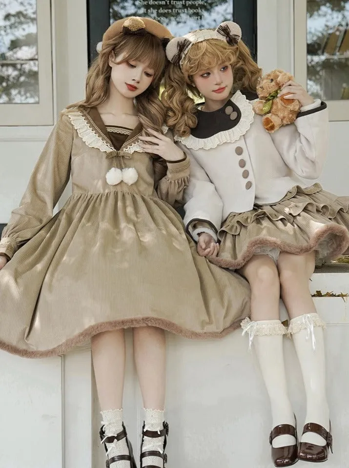 Coco Coat Dress Volume Girly Ruffle   Skirt Diary