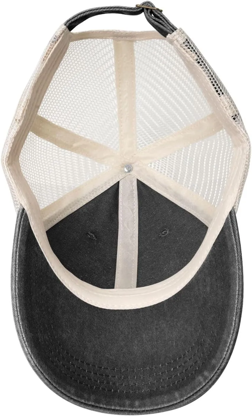 Cute Crabs Baseball Cap Women Men Mesh-Back Hat Retro Trucker Hats Sun Hat