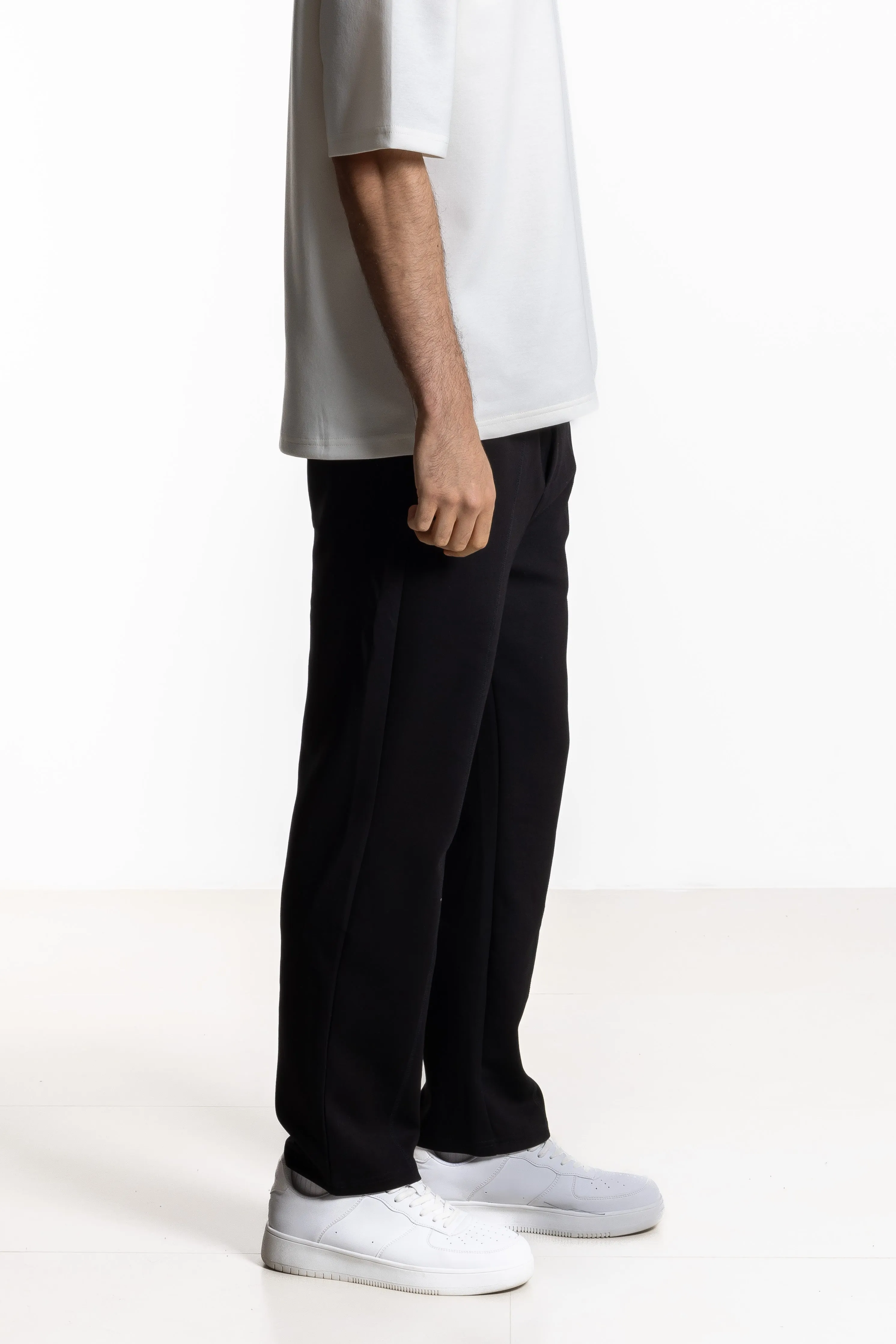 DETAILED SOFT MIDWEIGHT TROUSERS
