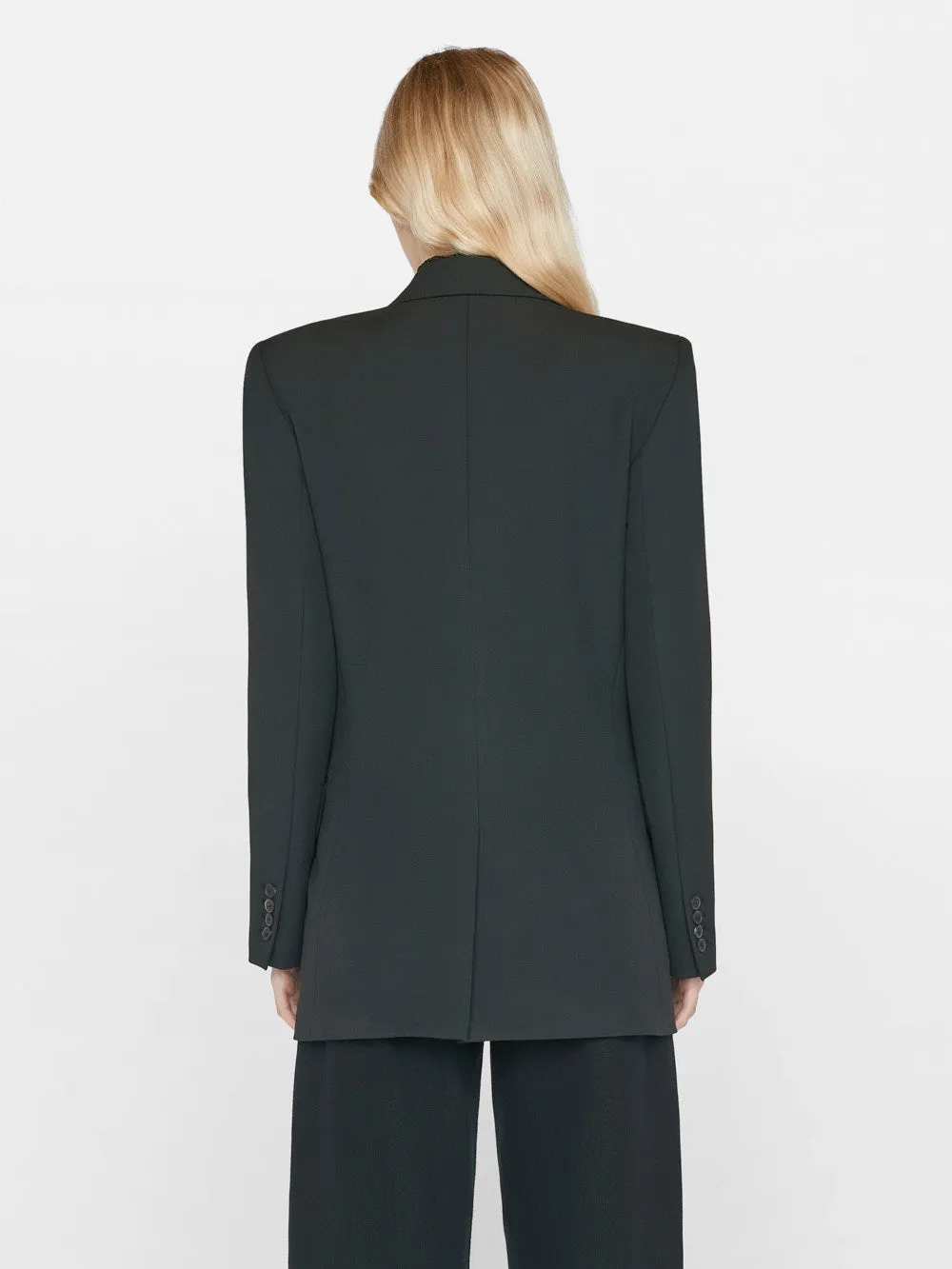 Double Breasted Slim Blazer -- Noir