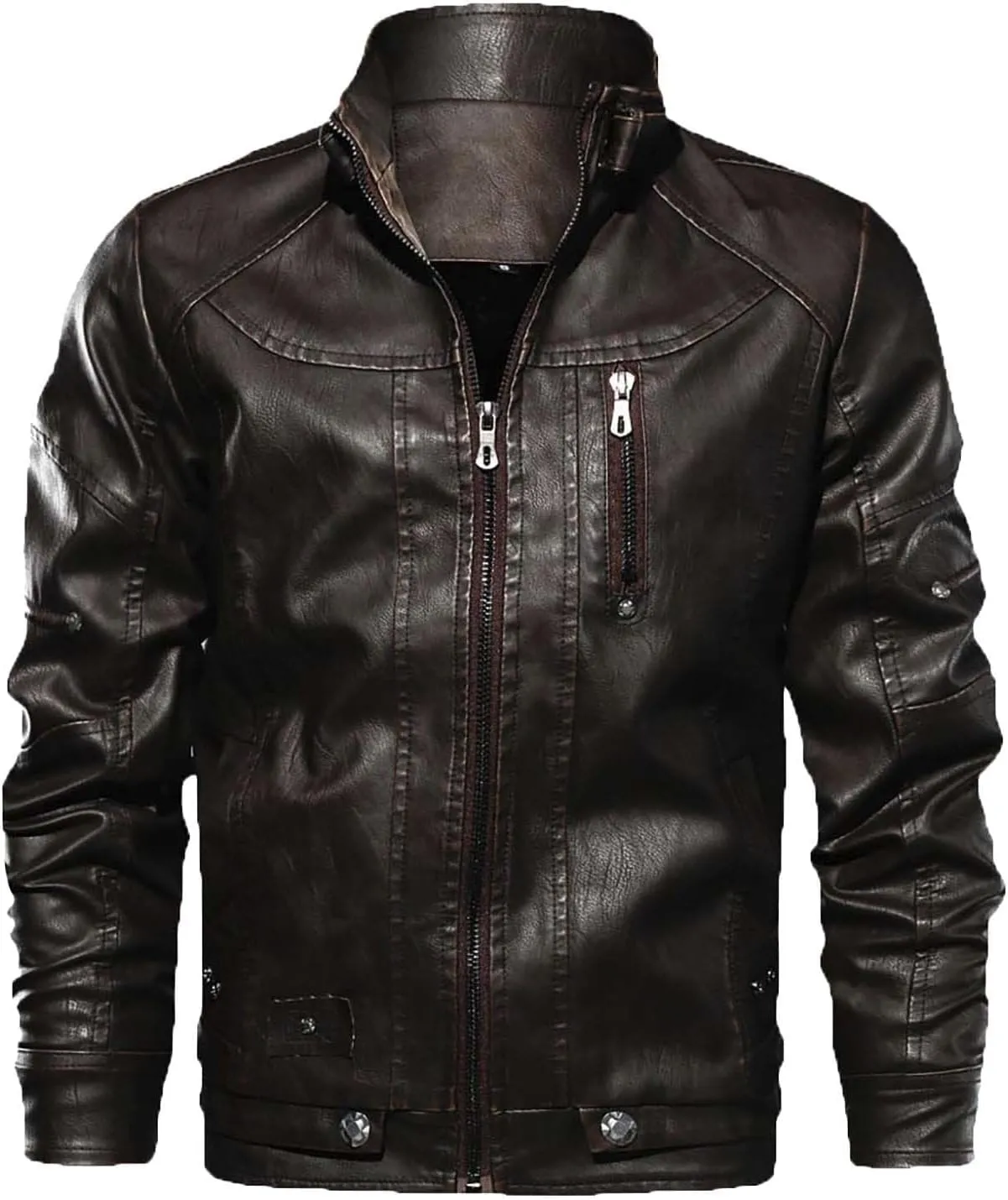 DuDubaby Snowboard Jacket Men Full Zip Jacket Men Casual Winter Warm Top Blouse Thickening Coat Outwear Top Blouse Jacket