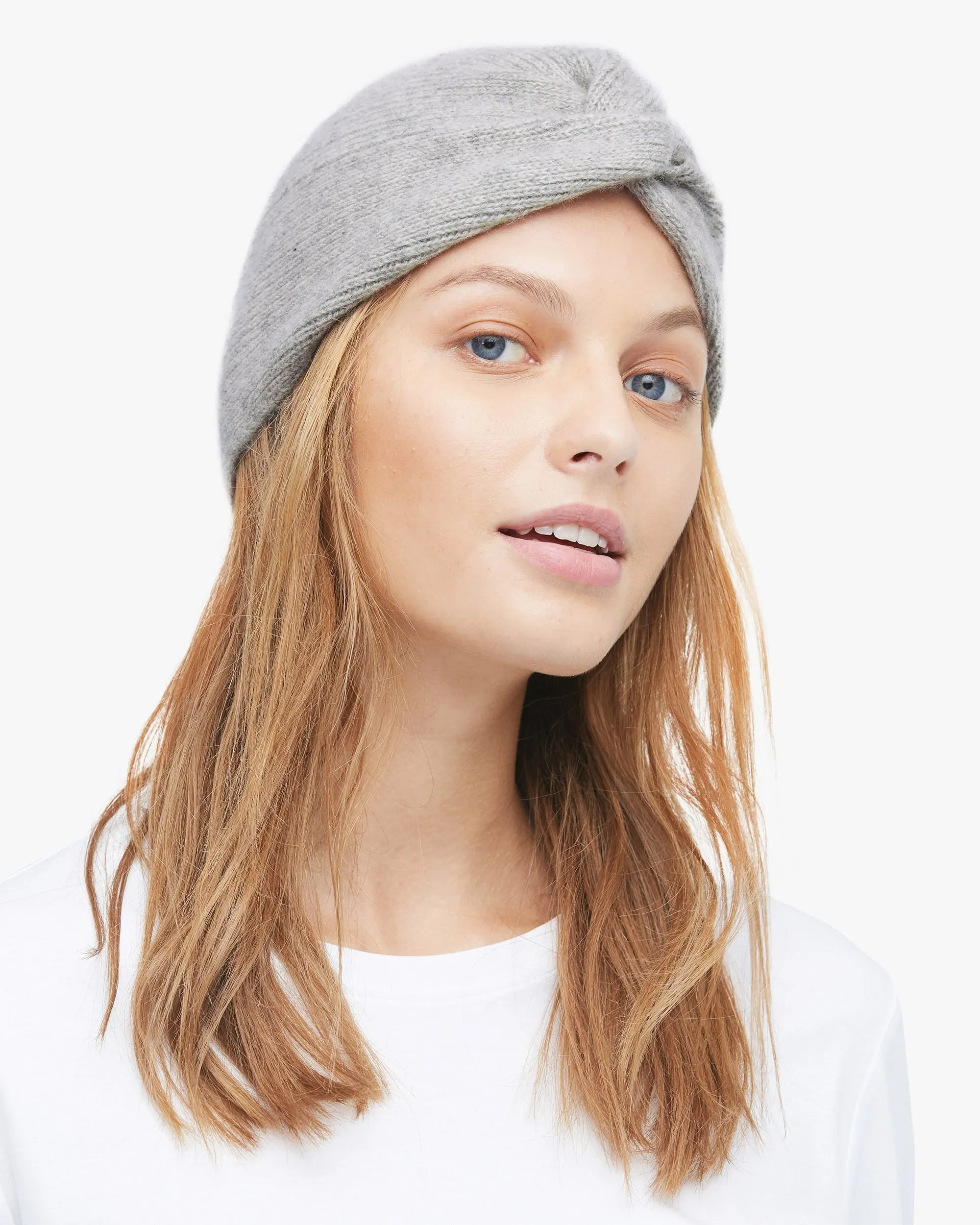 Elegant Exotic Knotted Cashmere Hat