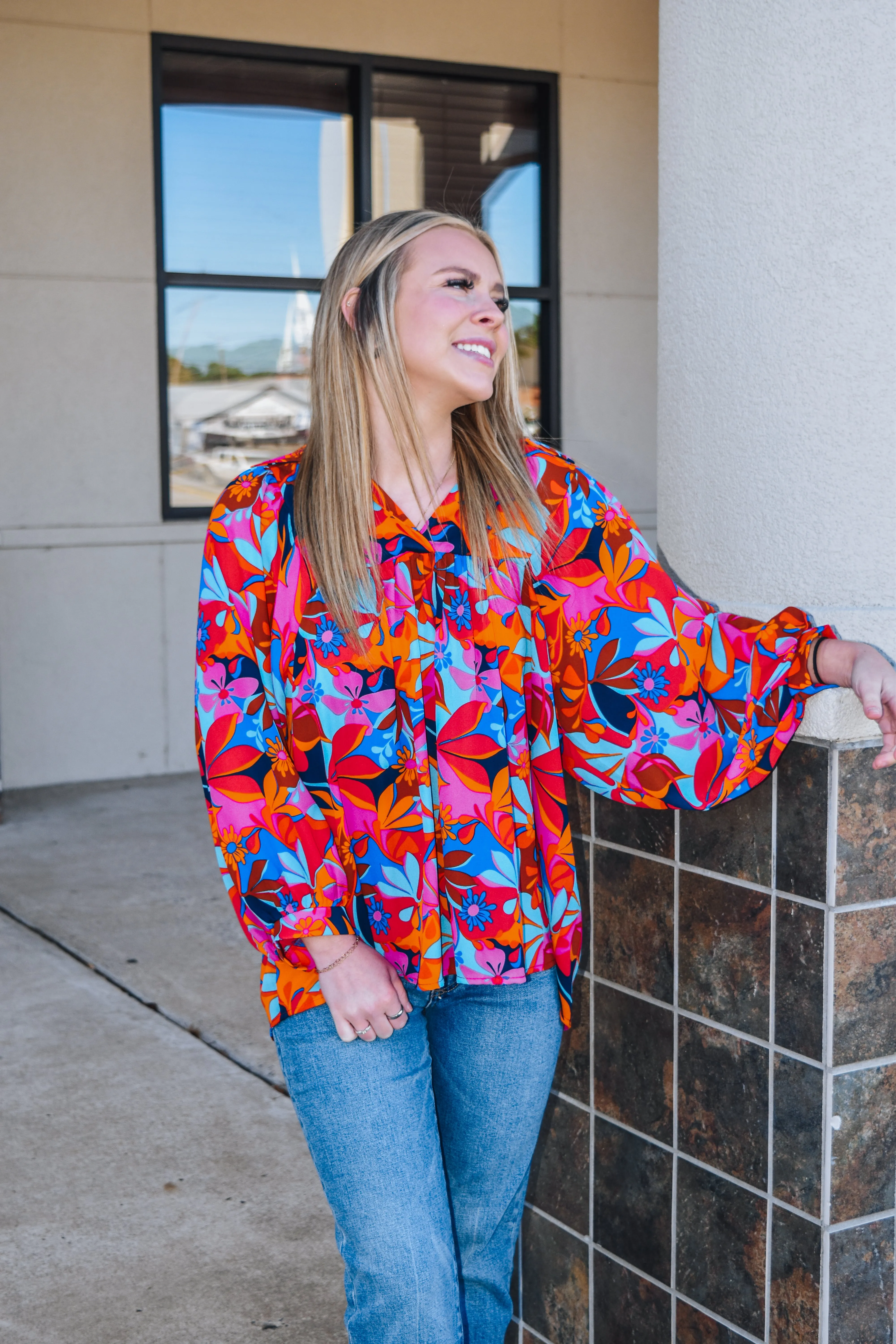 Let It Bloom Morgan Floral Blouse