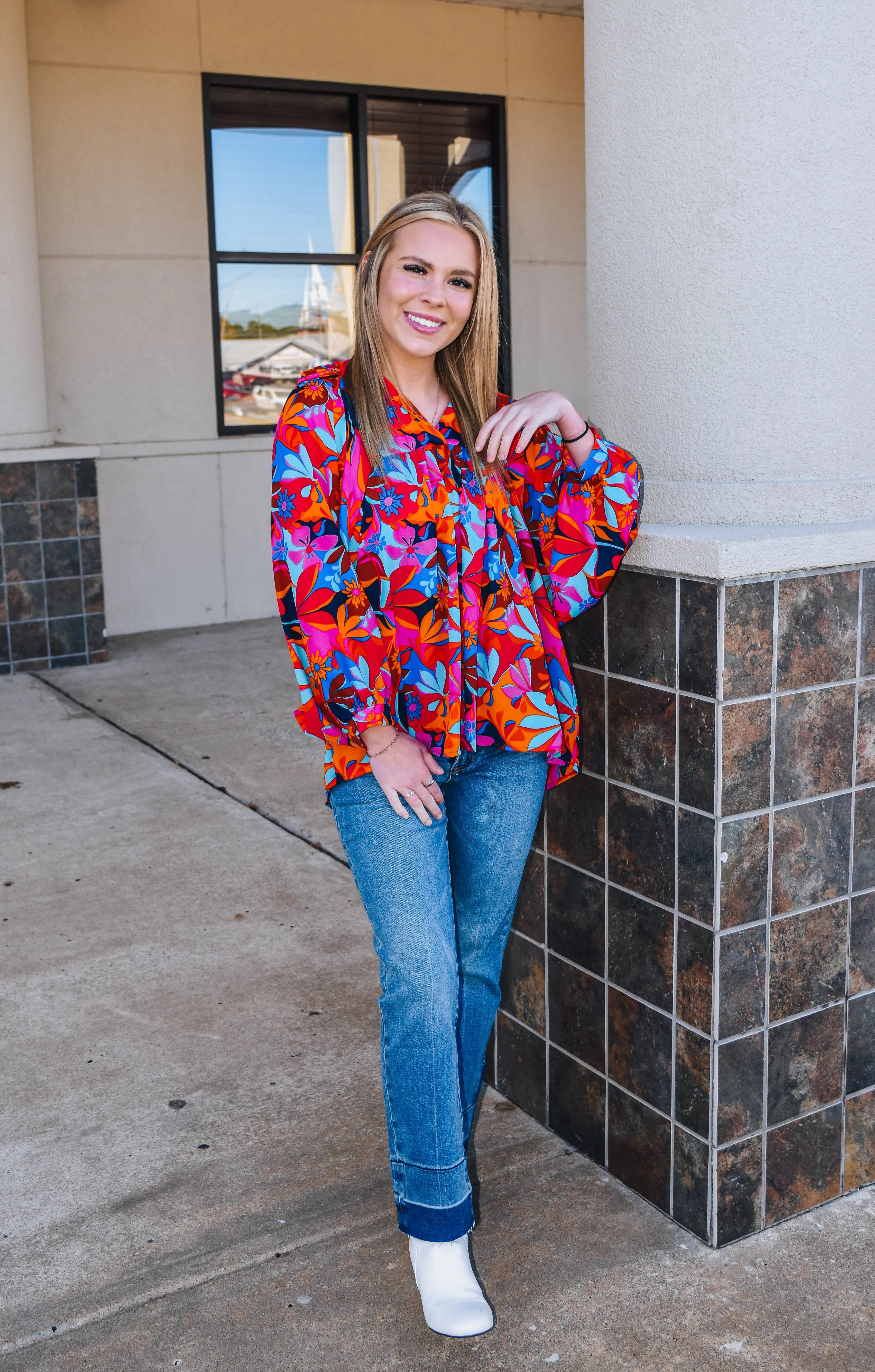 Let It Bloom Morgan Floral Blouse