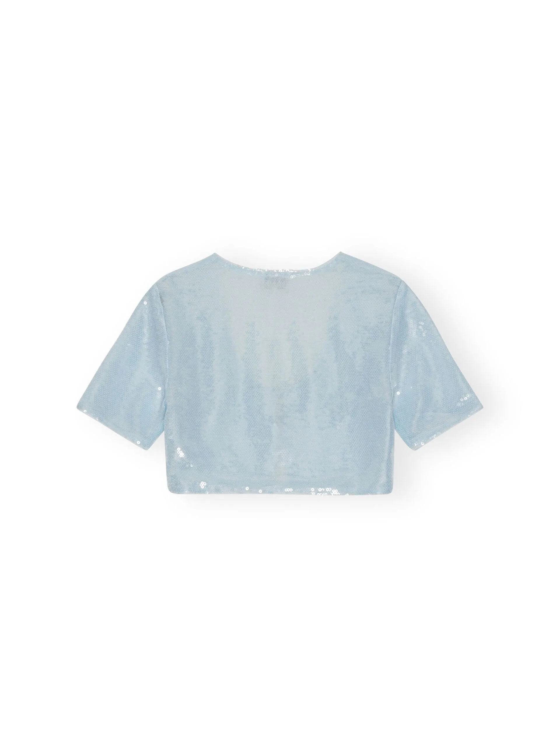 Light Sequin Blouse / Ice Water