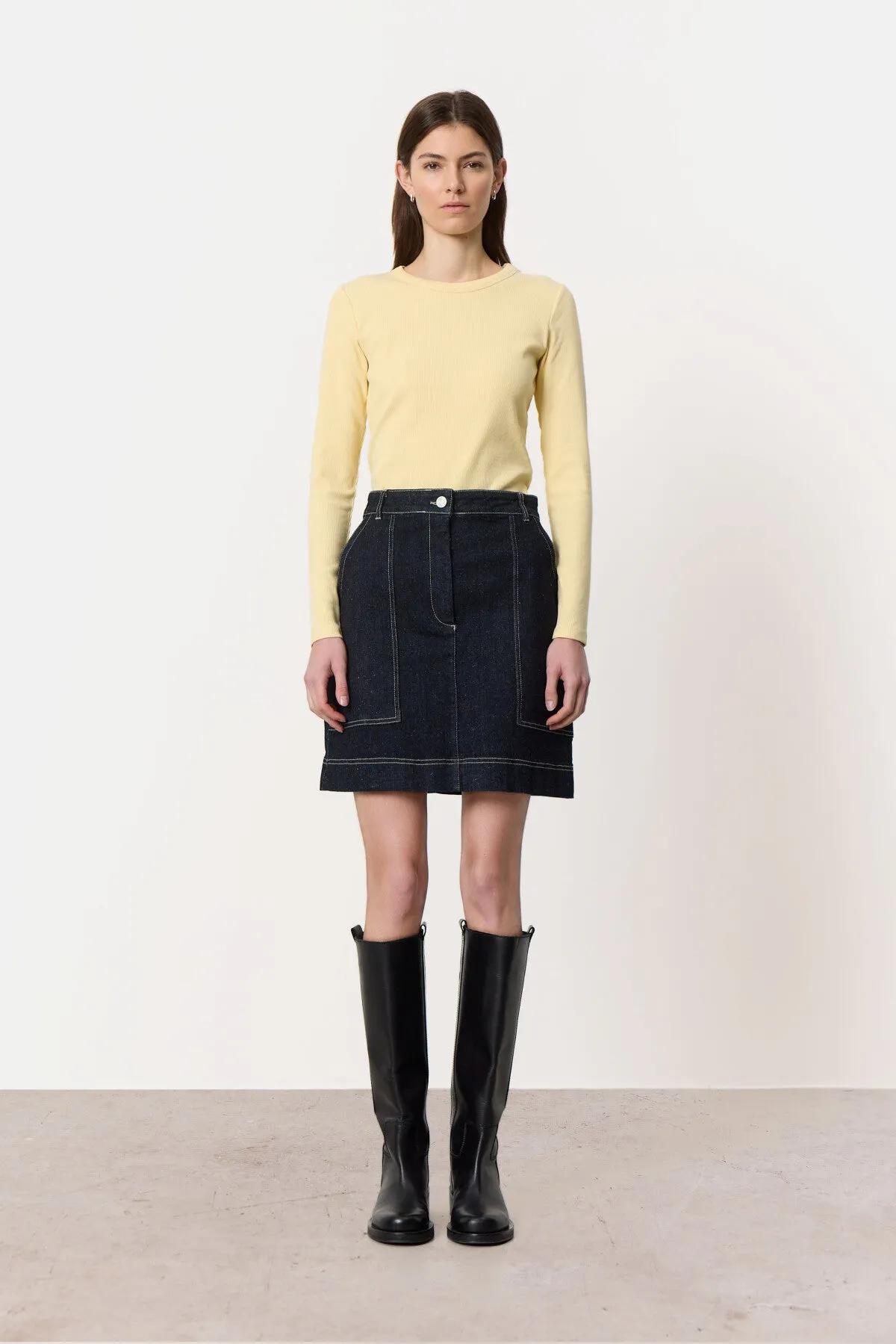 LR-NUMBIA 3 T-shirt Light yellow