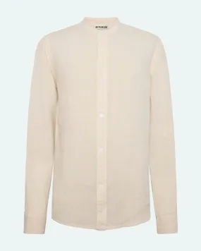 Mando long sleeved linen shirt 4115 - Rainy Day