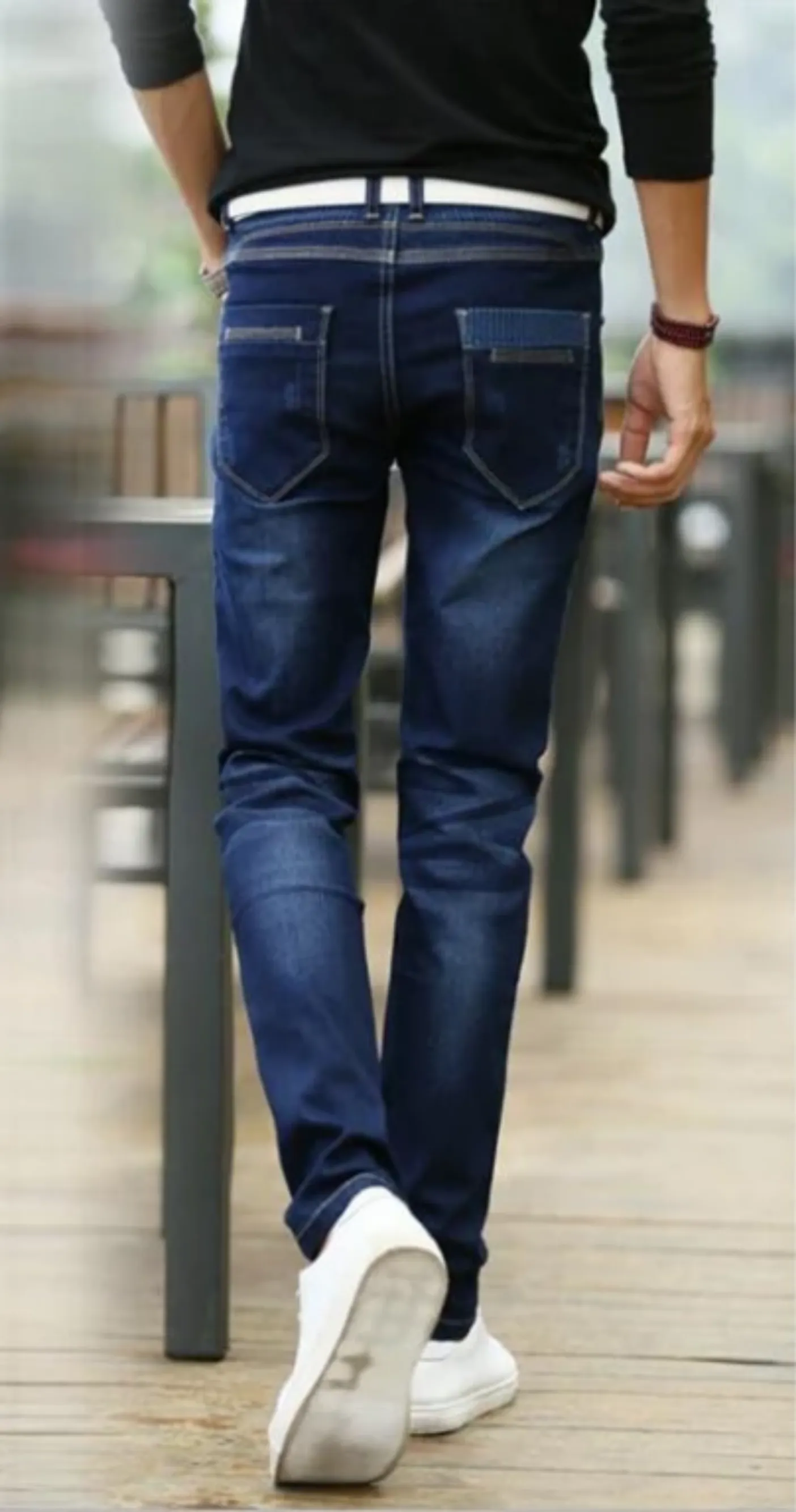 Men's Casual Stretchy Skinny Jeans