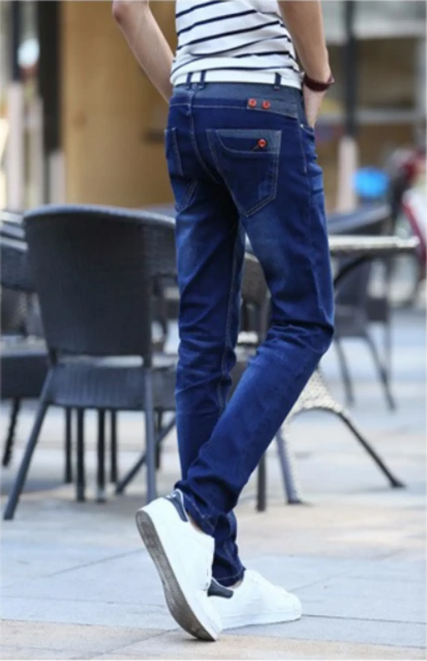 Men's Casual Stretchy Skinny Jeans