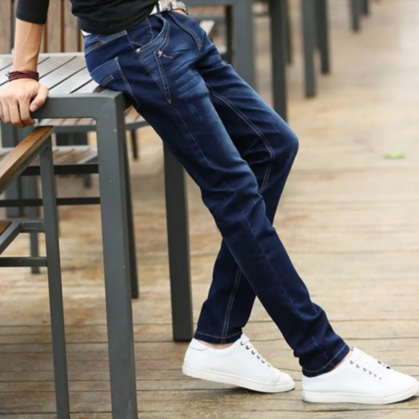 Men's Casual Stretchy Skinny Jeans