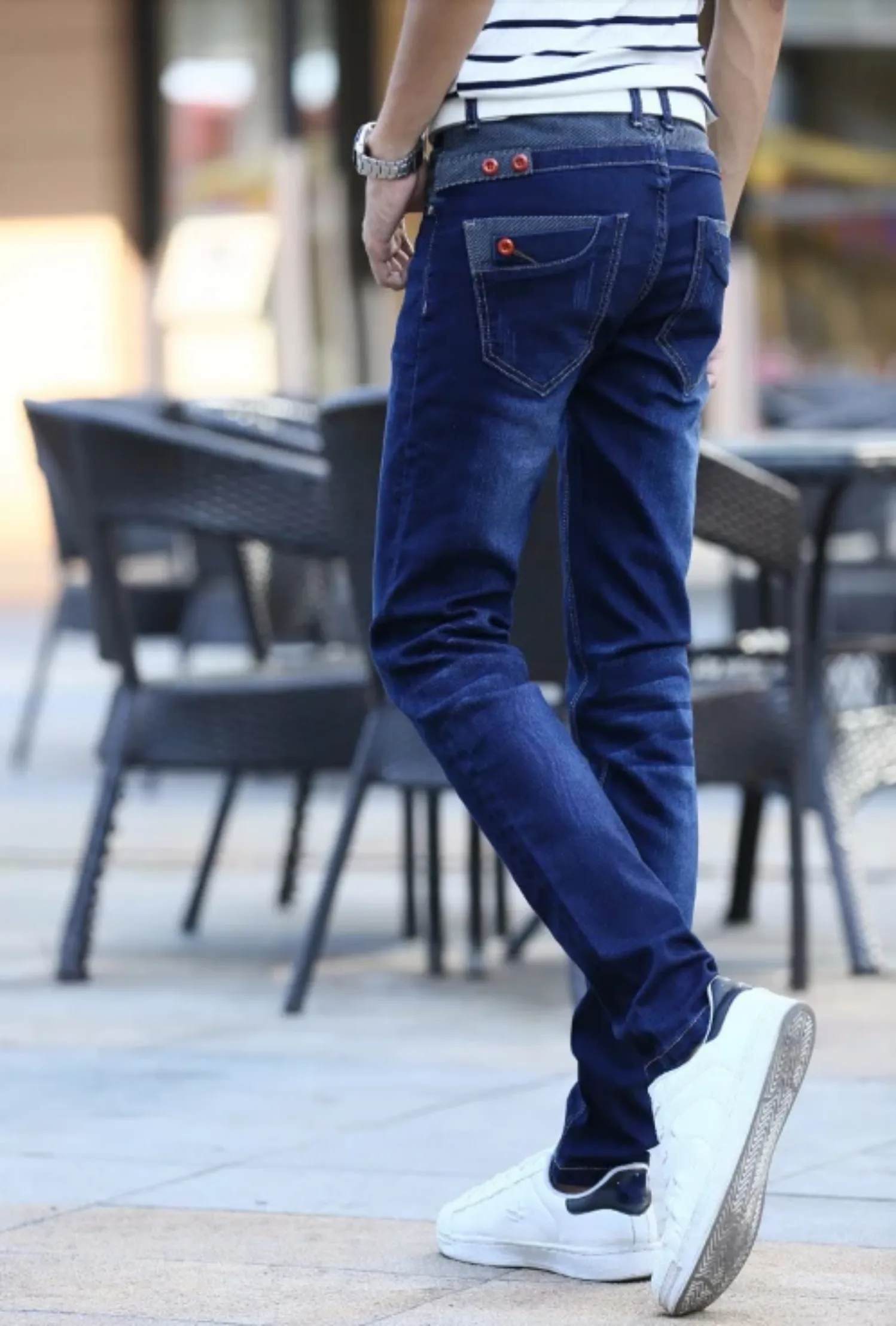 Men's Casual Stretchy Skinny Jeans