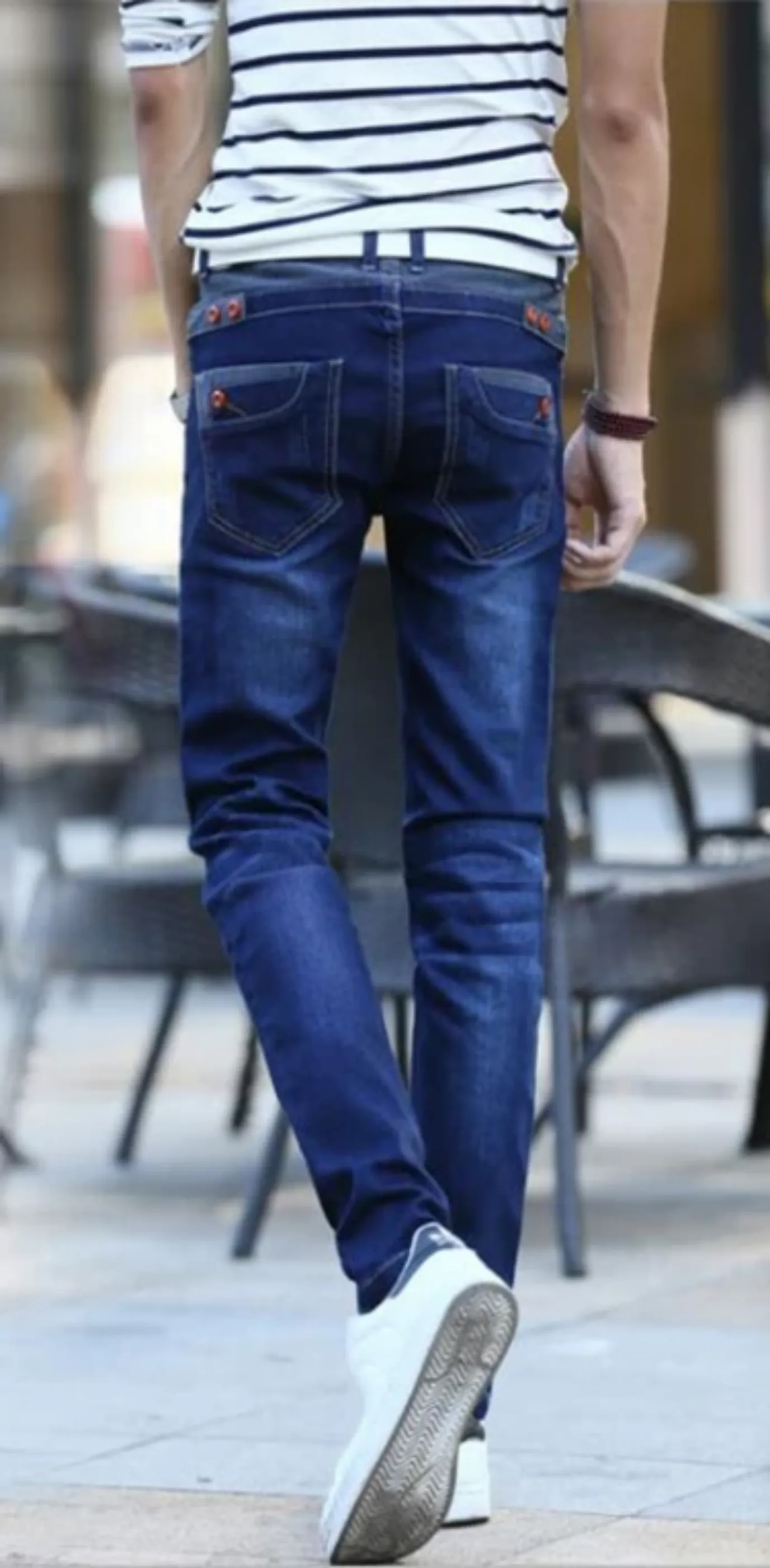 Men's Casual Stretchy Skinny Jeans