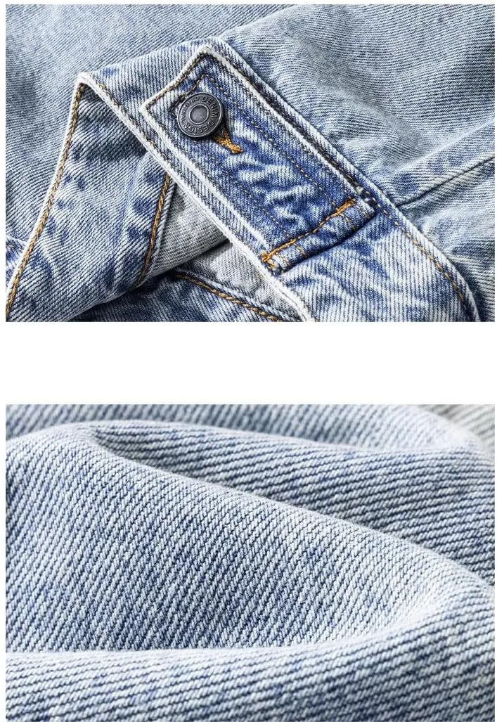 Men's Coat Spring Autumn Retro Loose American Workwear Jacket