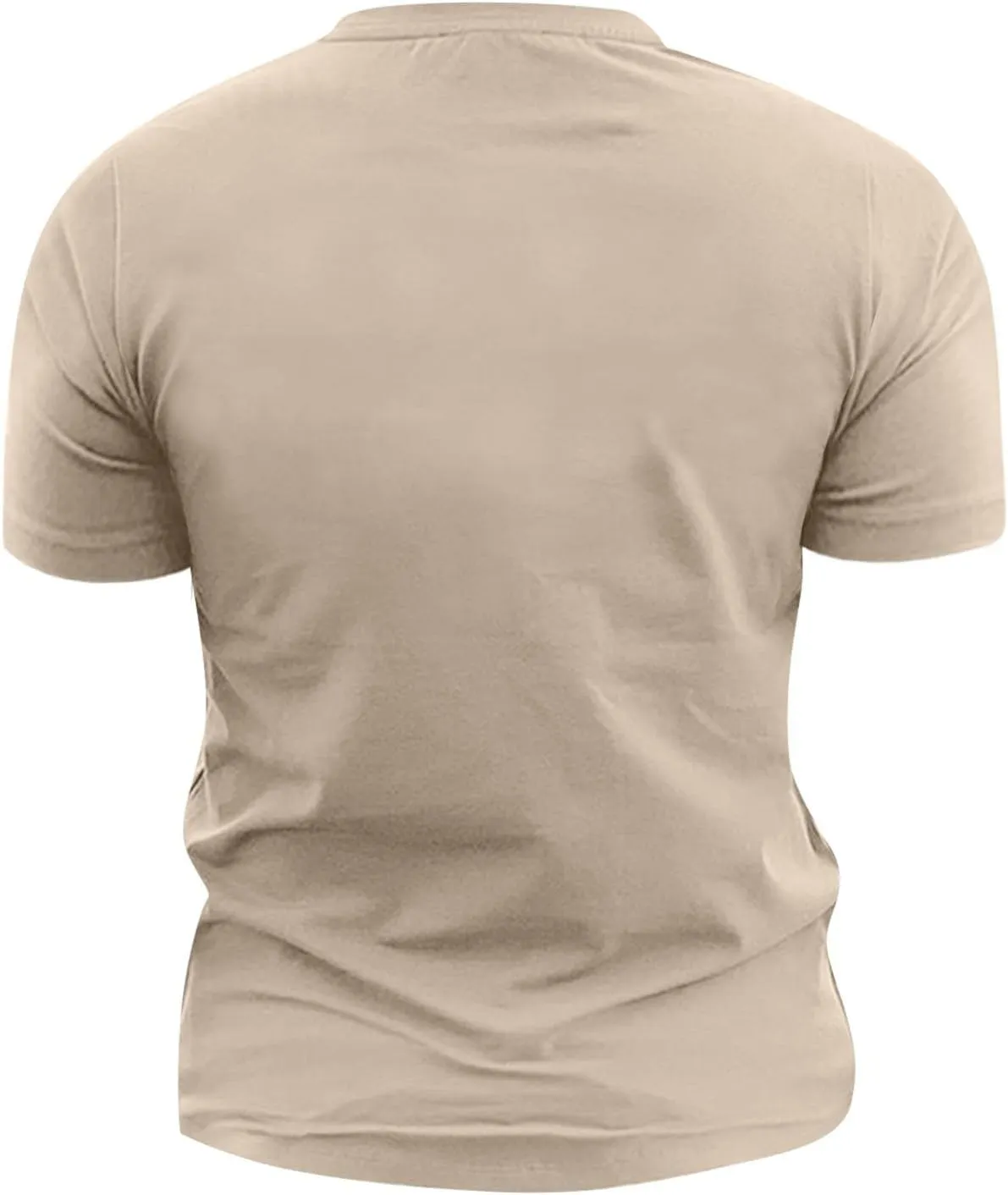 Mens Graphic Tshirts Shirt Tropical Printed Short Sleeve T-Shirt Casual Solid Fitted Round Neck Summer Tops