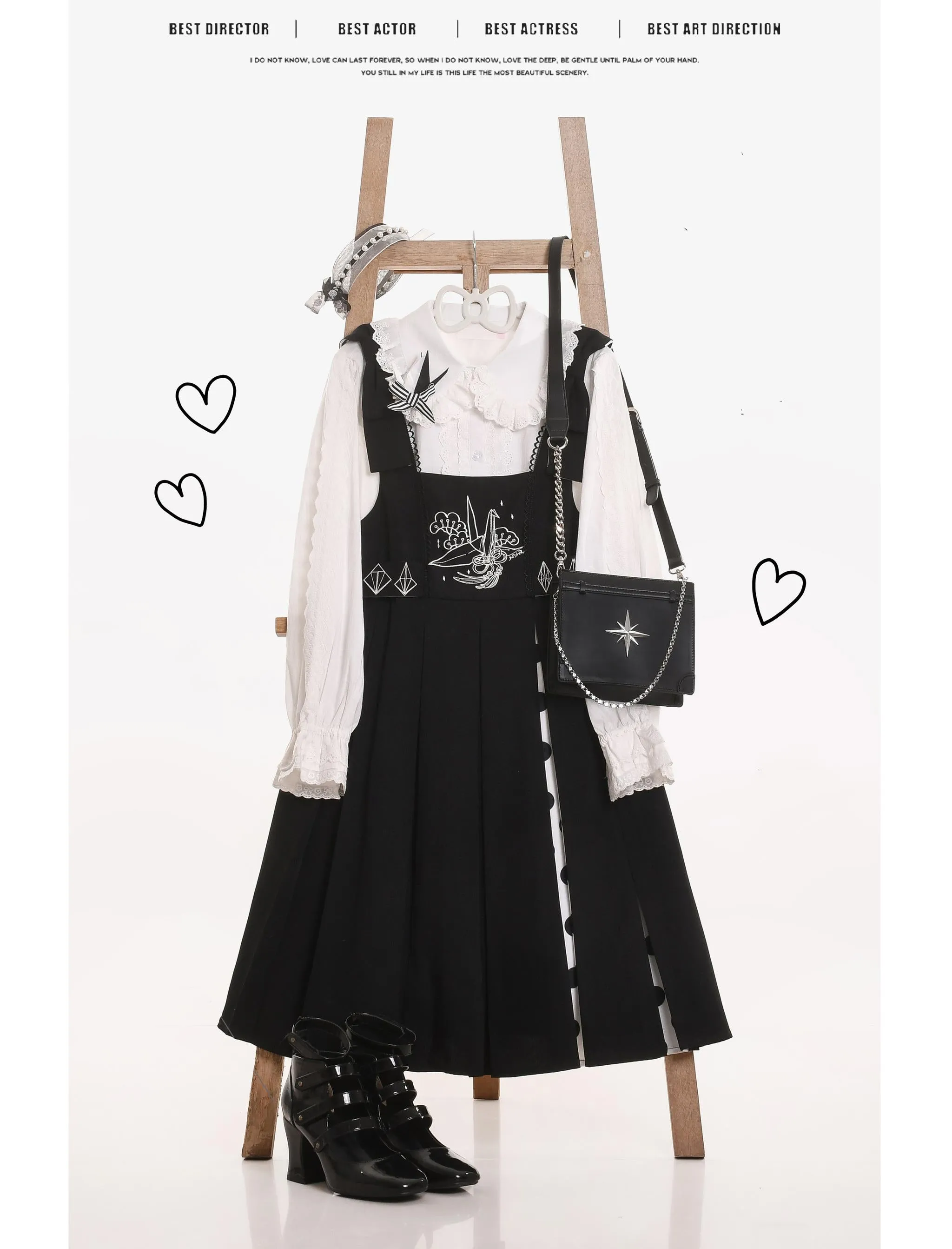 MIST~Lily~Kawaii Lolita Blouse Soft Girl Bubble Puff Sleeve