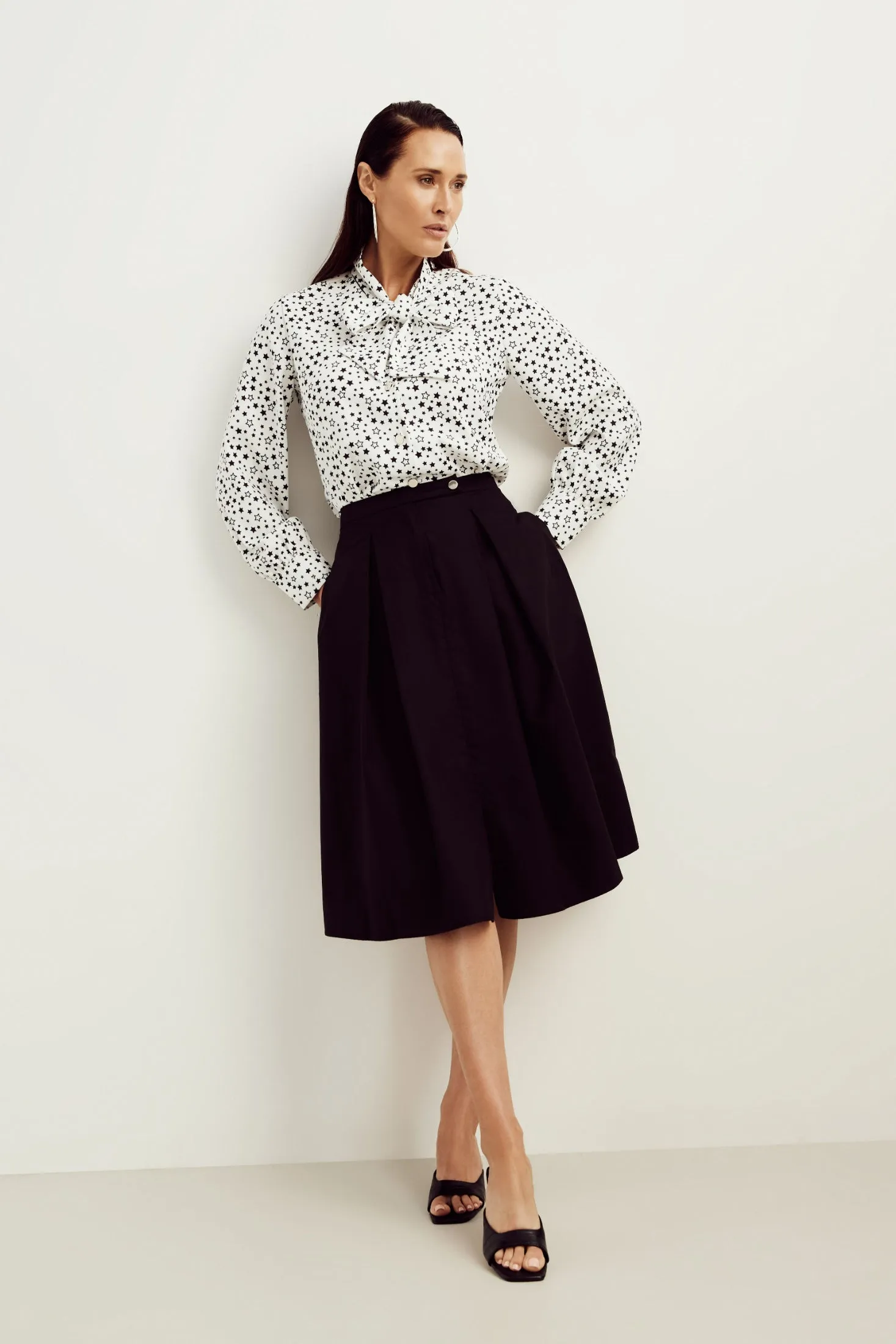 MRS JONES BLACK DAPHNE SKIRT