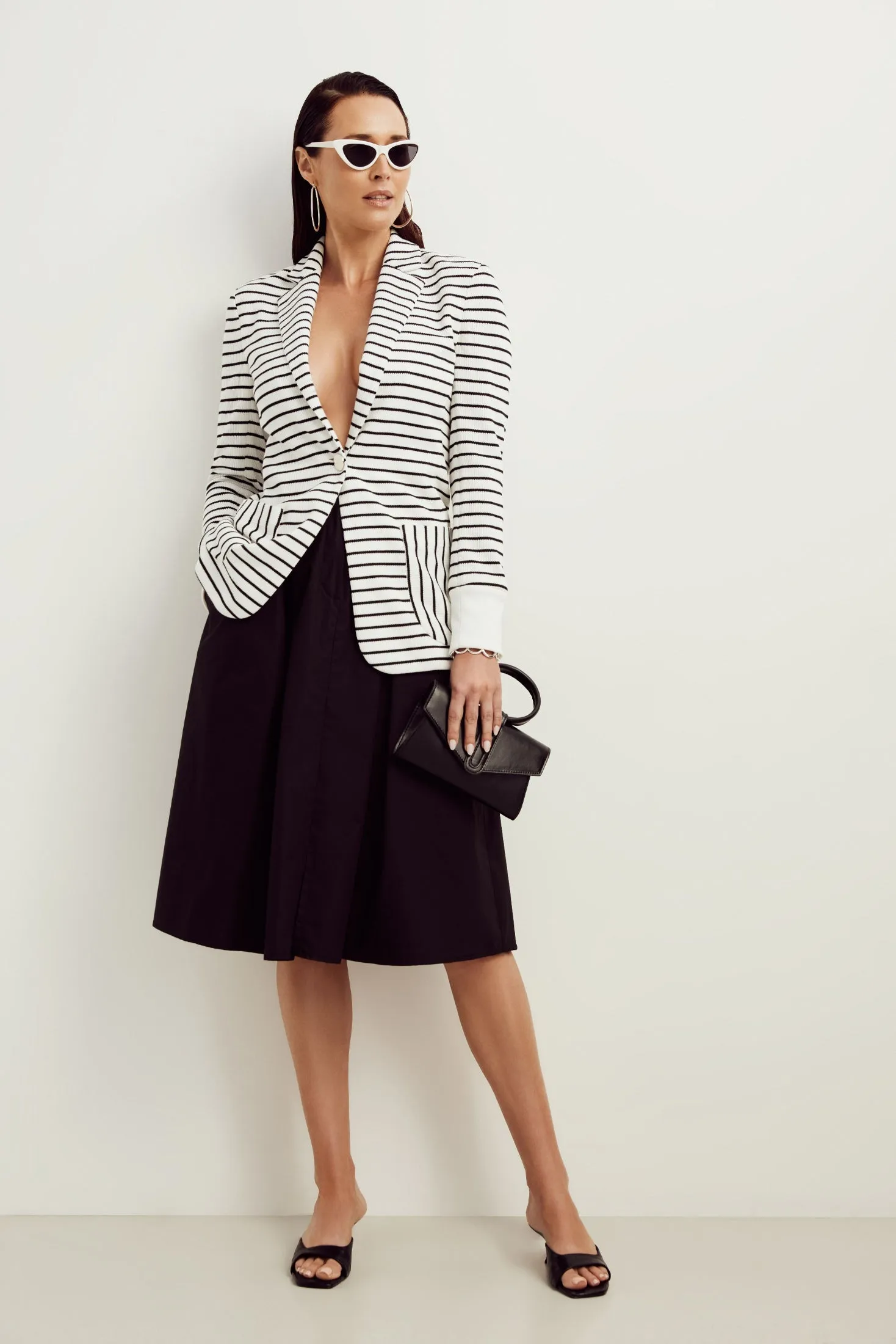 MRS JONES BLACK DAPHNE SKIRT