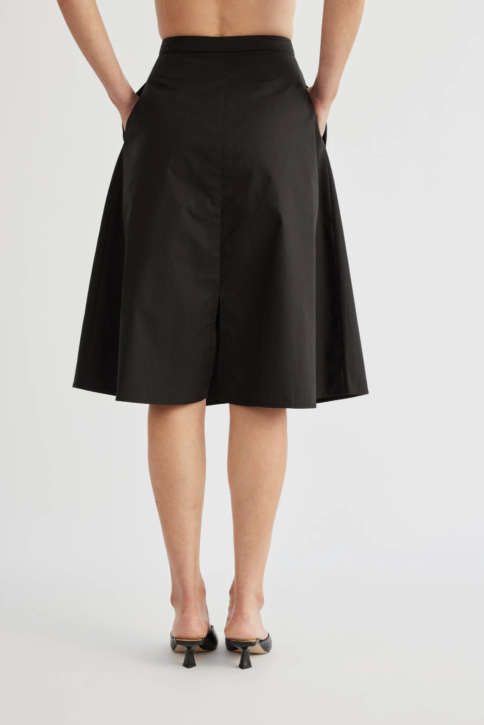 MRS JONES BLACK DAPHNE SKIRT