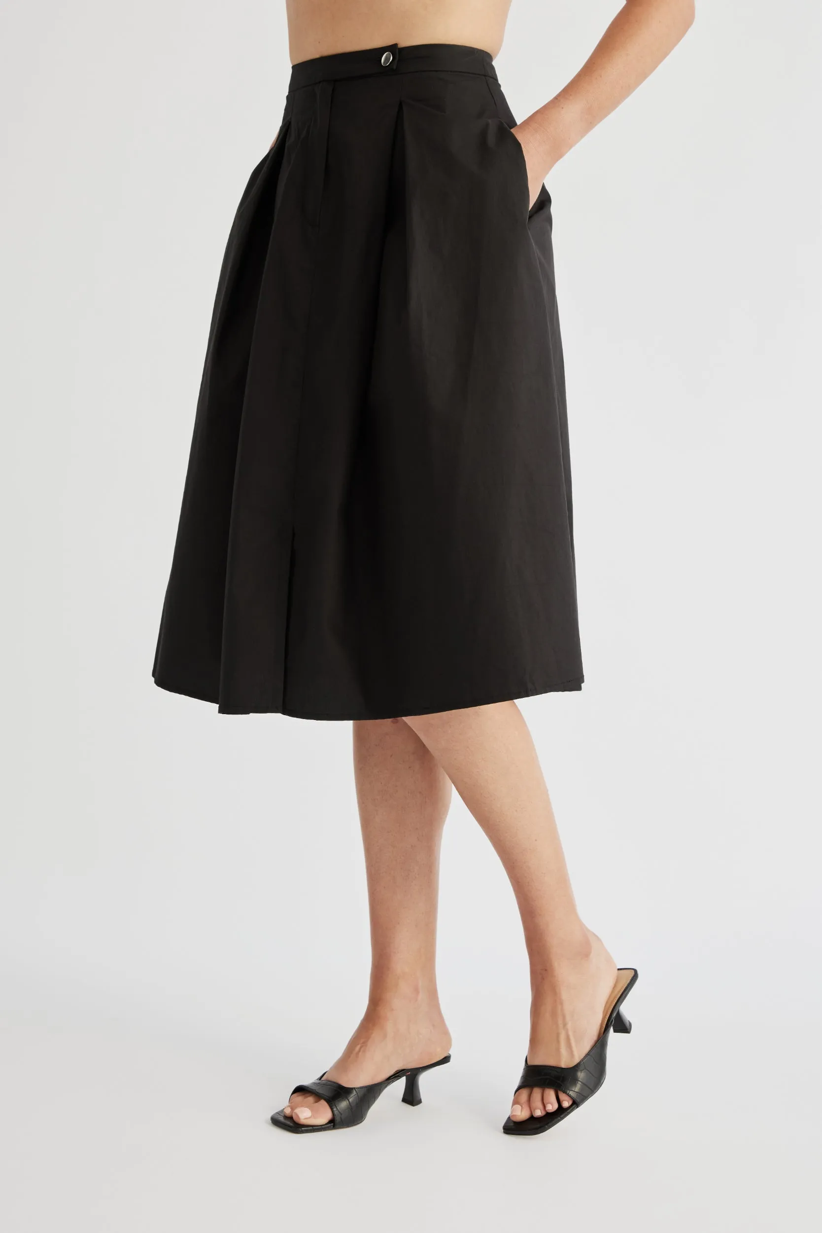 MRS JONES BLACK DAPHNE SKIRT