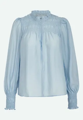 MSMargot Smock Blouse - Blue Bonnet