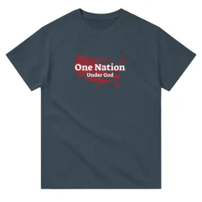 Patriotic USA Shirt – One Nation Under God Graphic Tee