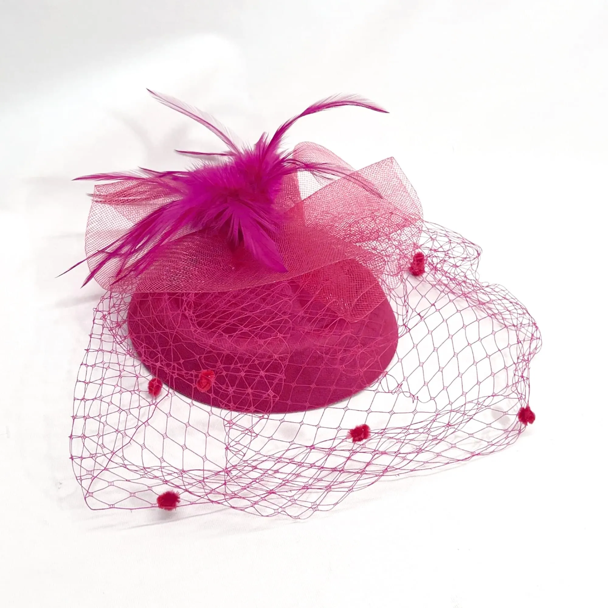 Precious Pink Fascinator Adult Costume Hat