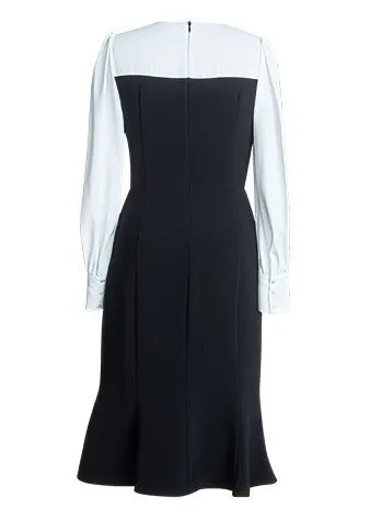 PUFF SLEEVE SWITCHED DRESS