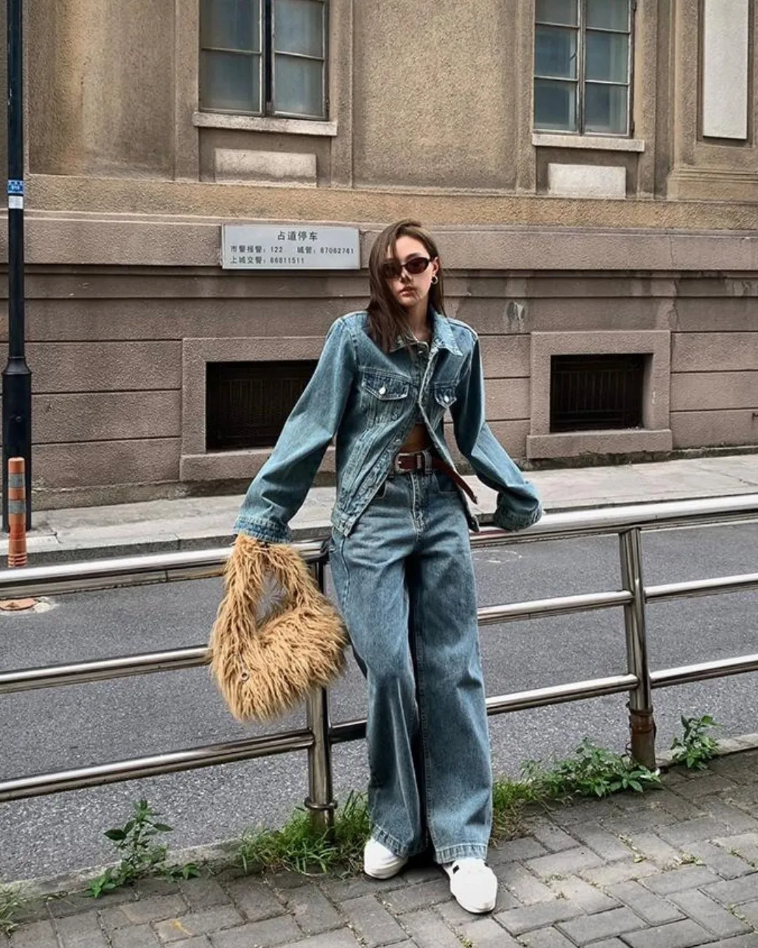 Retro Denim Jacket＆Denim Pants HOZ0008