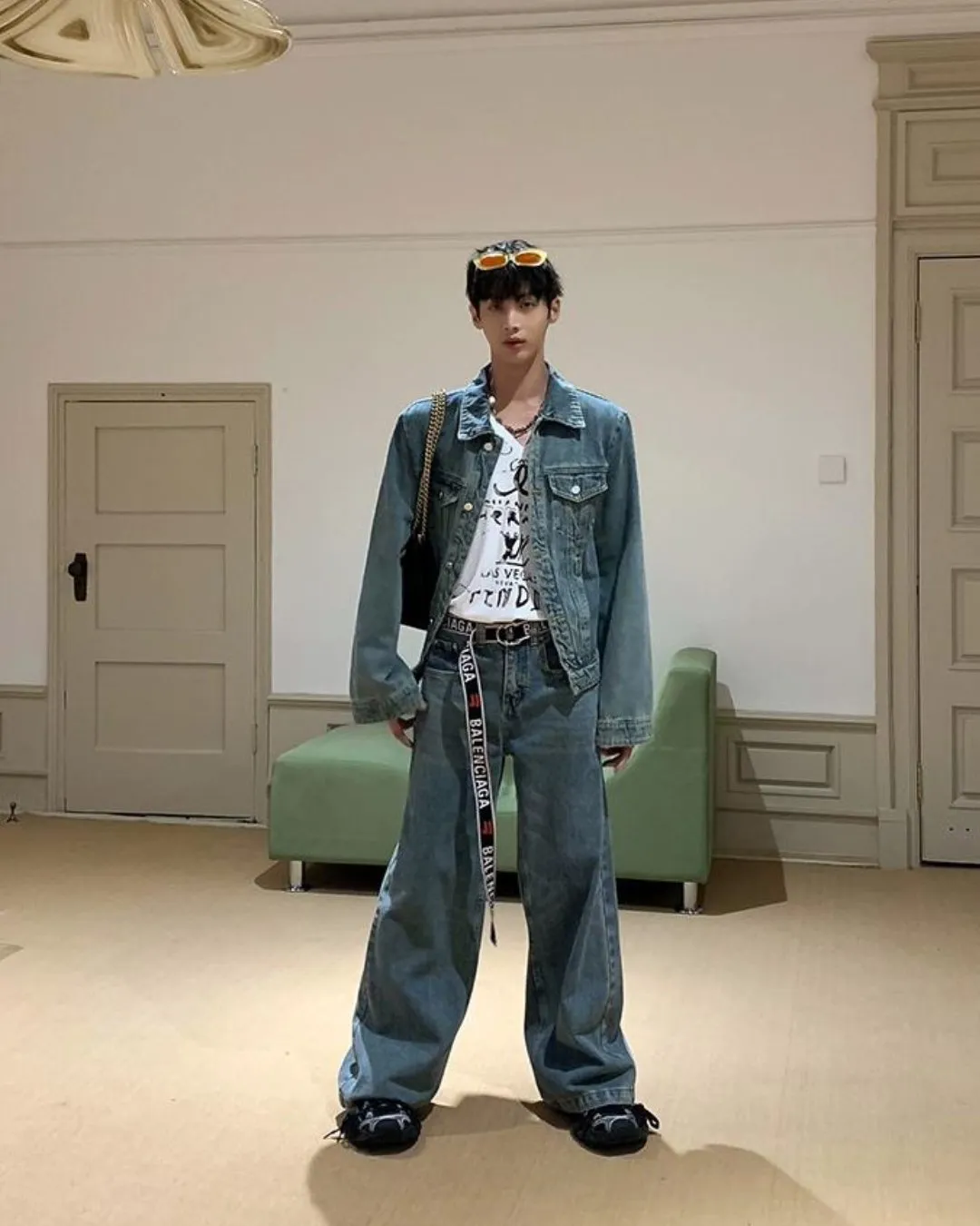 Retro Denim Jacket＆Denim Pants HOZ0008