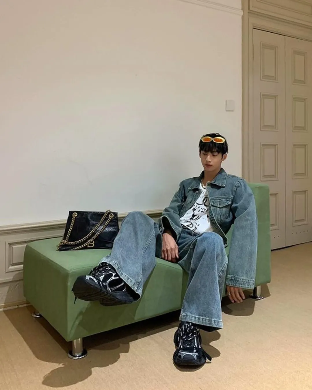 Retro Denim Jacket＆Denim Pants HOZ0008