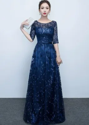 SEQUIN LEAF DRESS