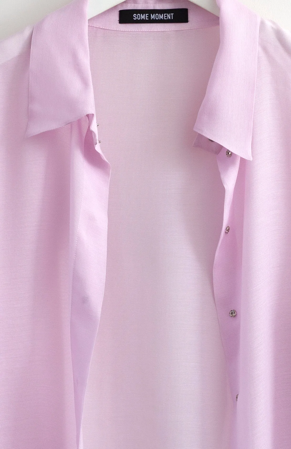 SILK LIGHT PINK BLOUSE