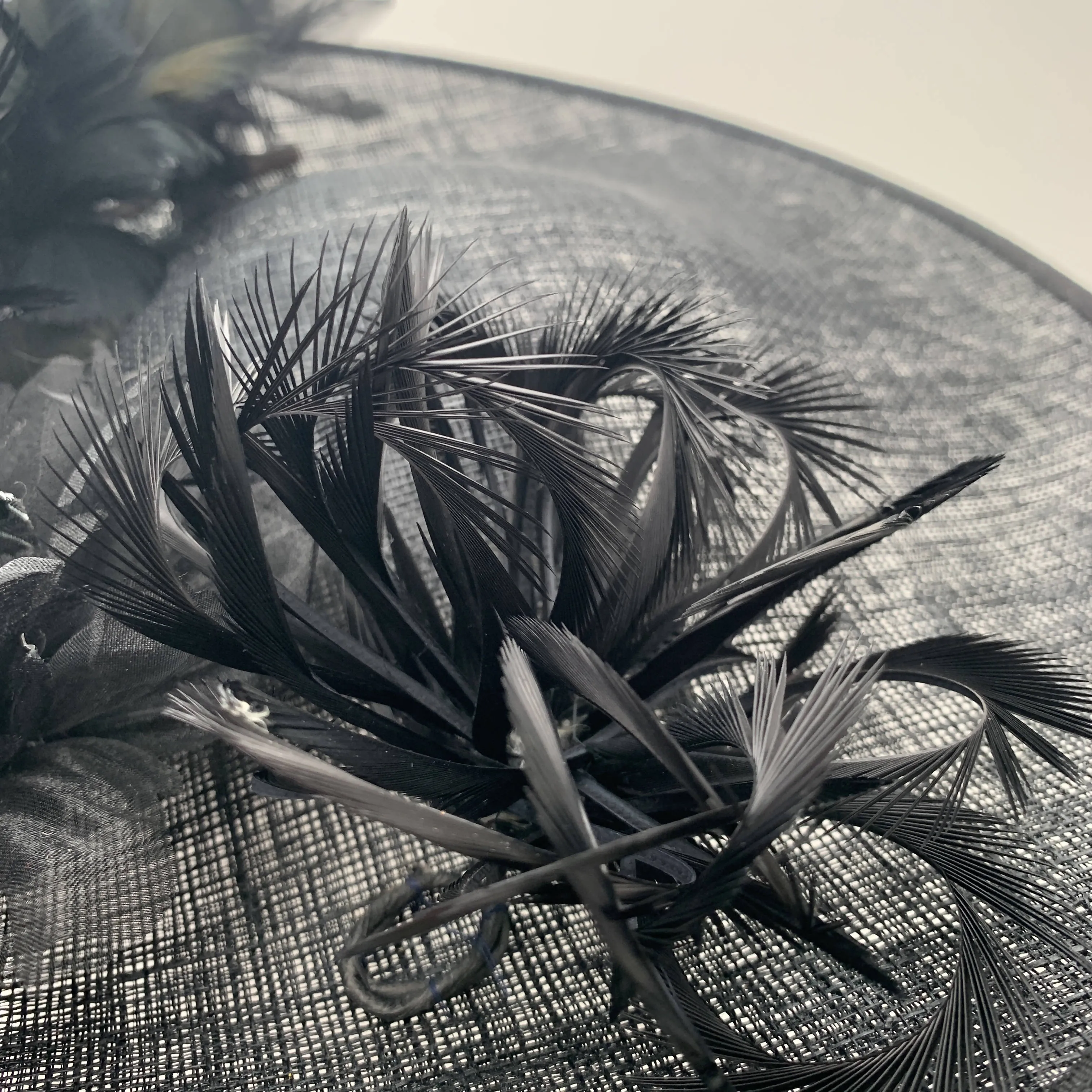 Skylar black cartwheel hat